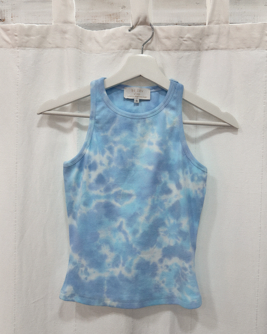 BLUE CRUSH ribbed tank top