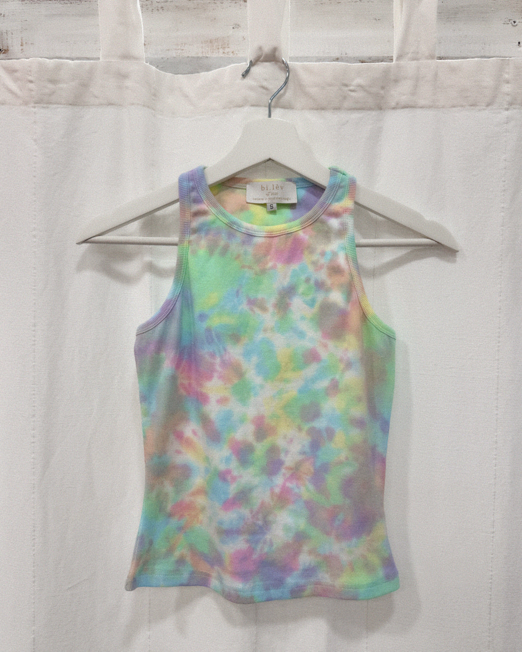 RAINBOW DREAM ribbed tank top