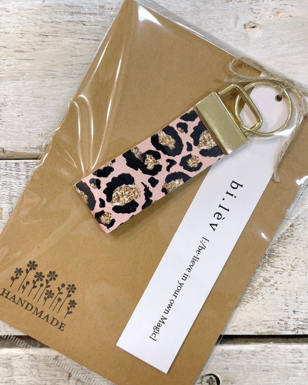 LEOPARD PRINT Key Fob