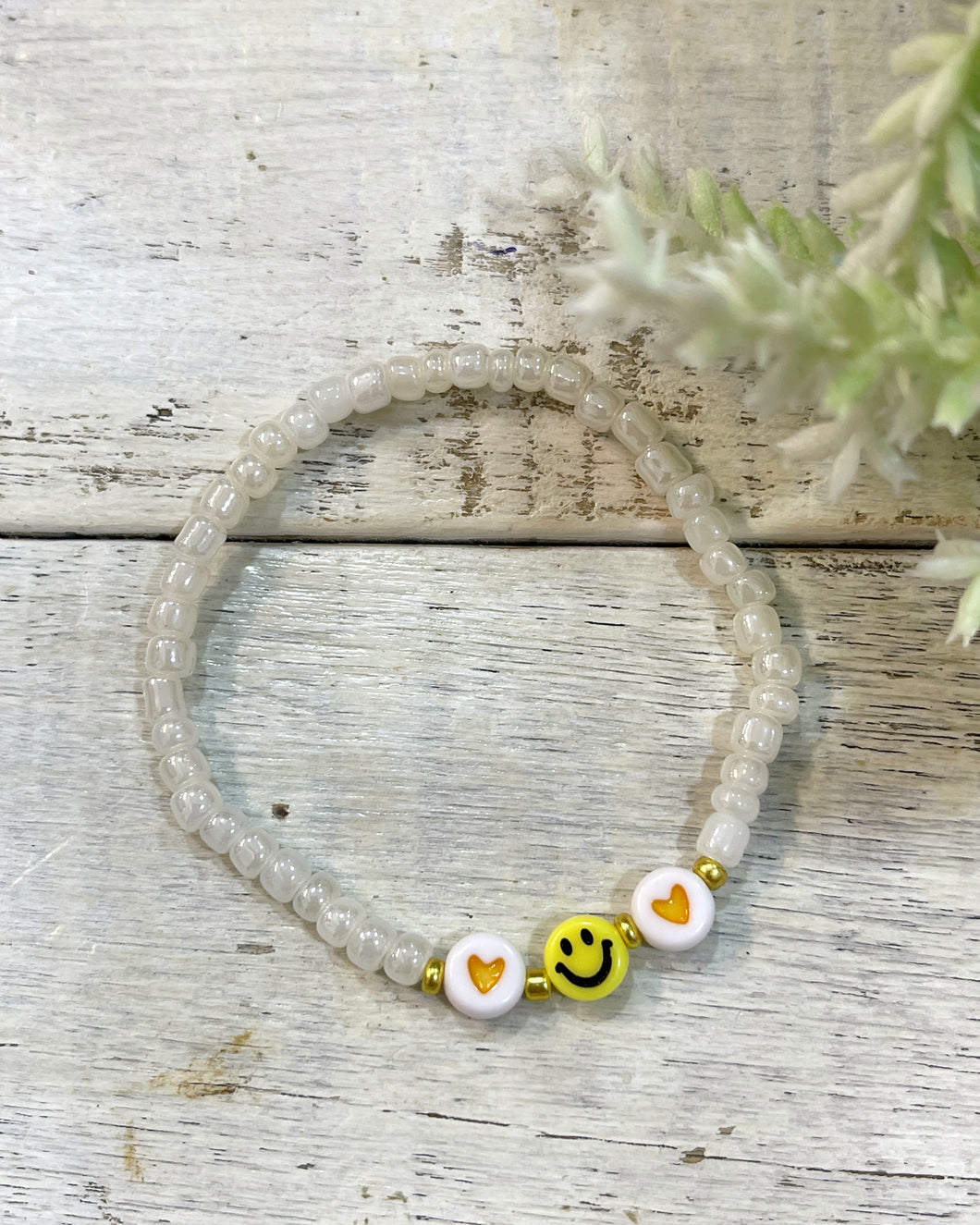 SMILE pearly beads bracelet