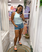 Load image into Gallery viewer, BLUE CRUSH ribbed tank top
