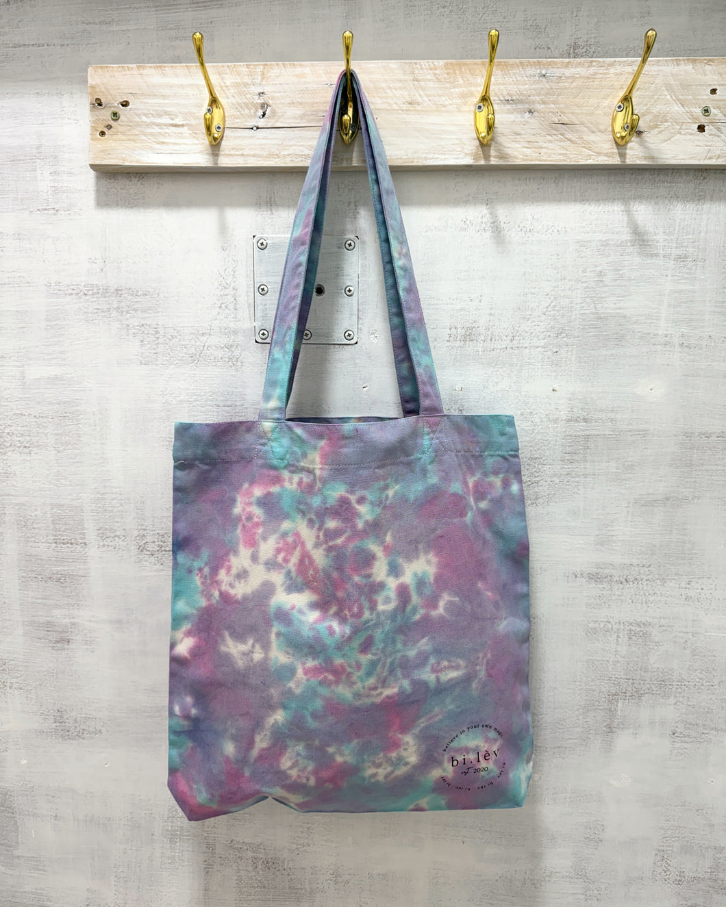 ROCK CANDY tie-dye tote bag