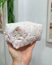 Load image into Gallery viewer, DOTS padded handmade pouch
