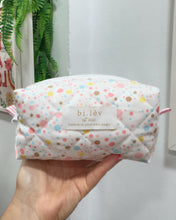 Load image into Gallery viewer, DOTS padded handmade pouch
