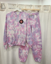 Load image into Gallery viewer, PINKY LAVENDER tie-dye sweatshirt
