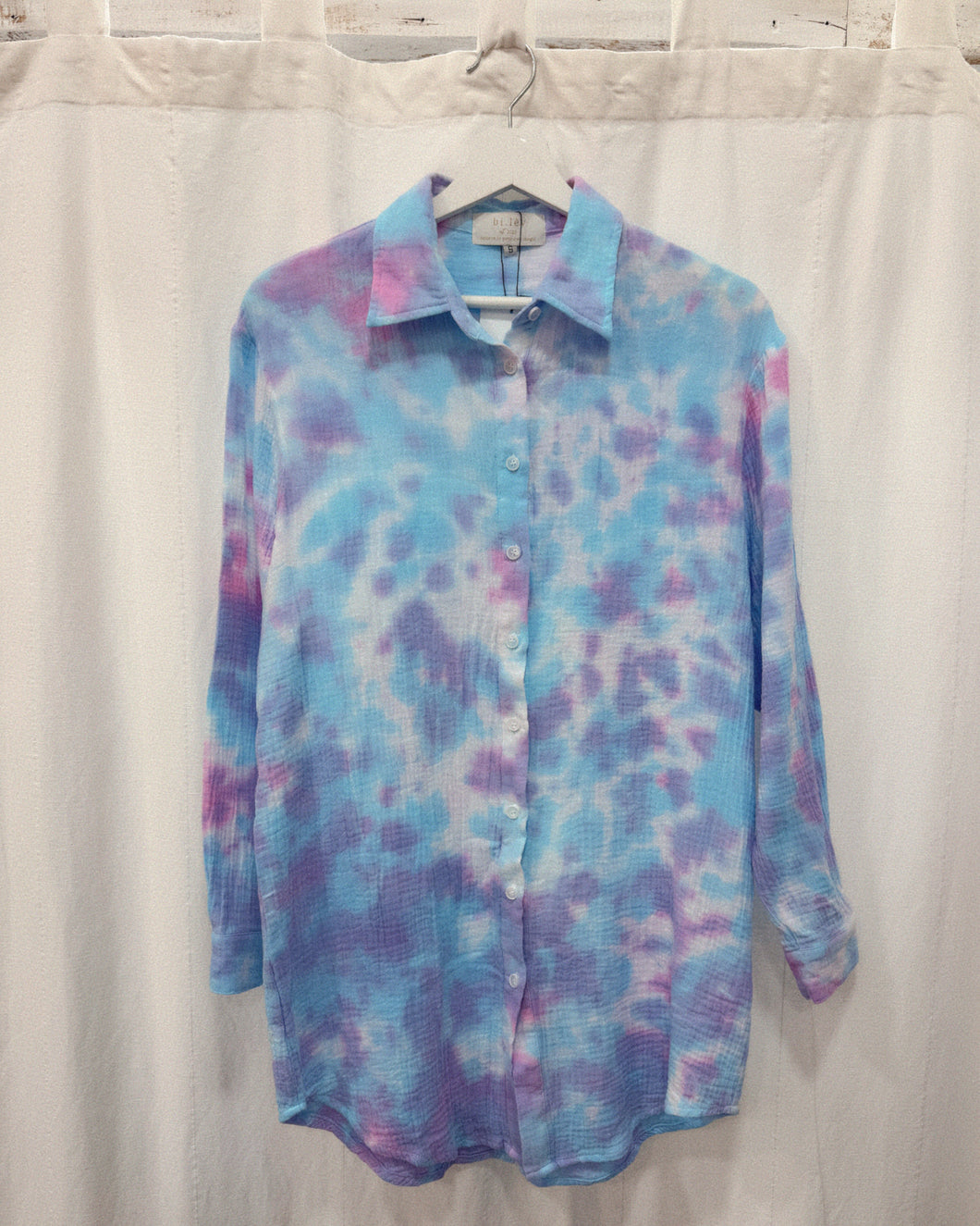 SUGAR CANDY cover-up shirt dress