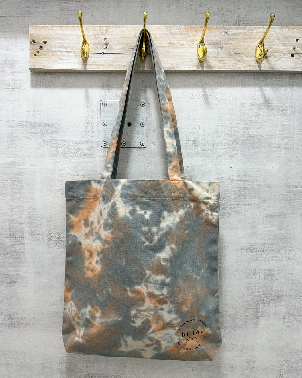 PUMPKIN tie-dye tote bag