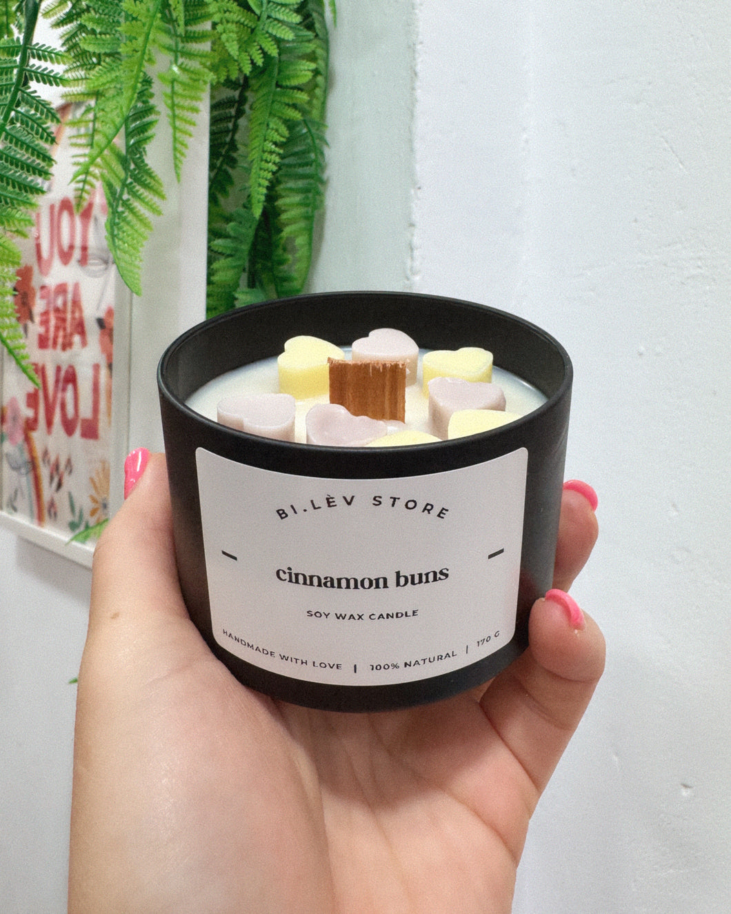 CINNAMON BUNS soy wax candle
