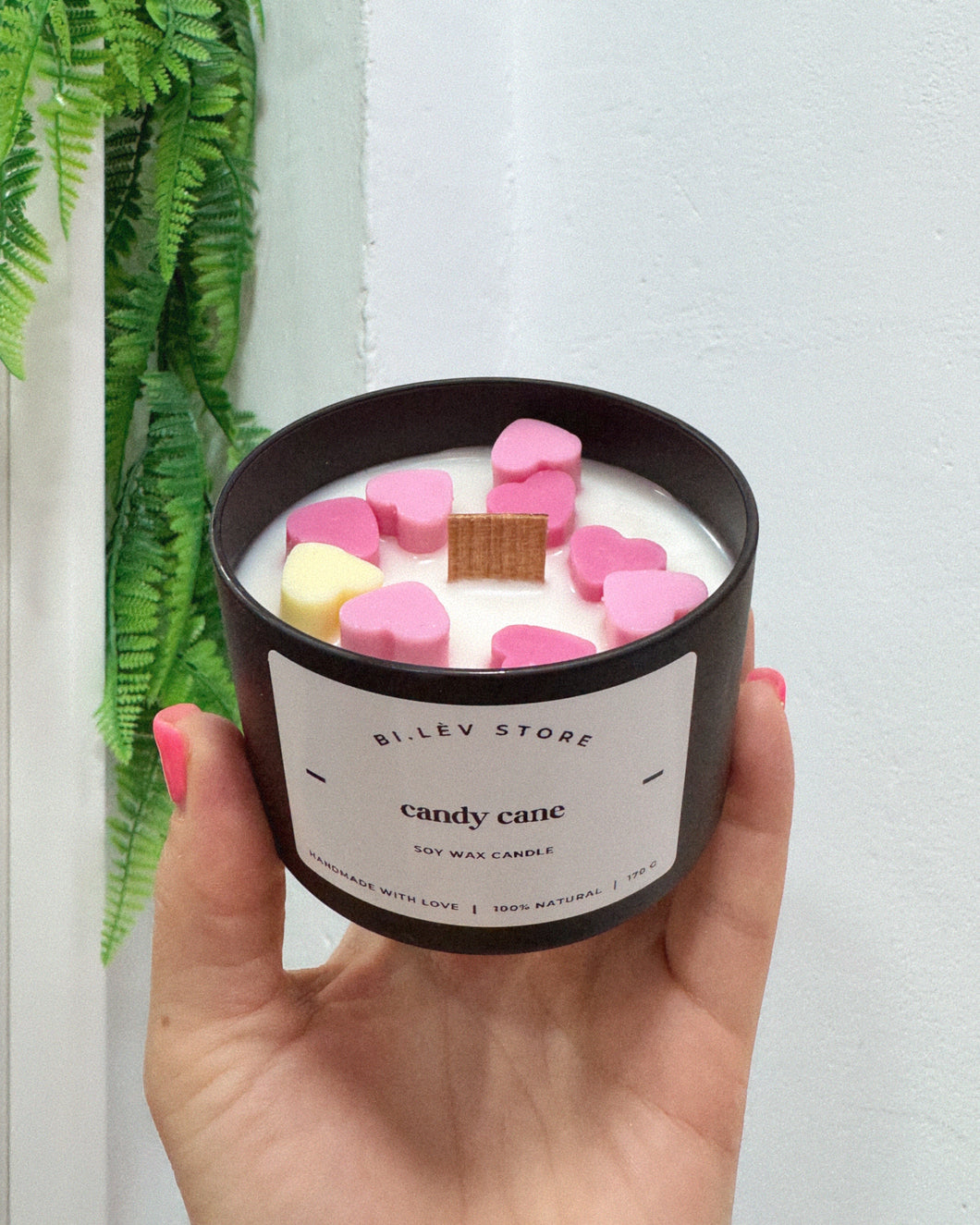 CANDY CANE soy wax candle