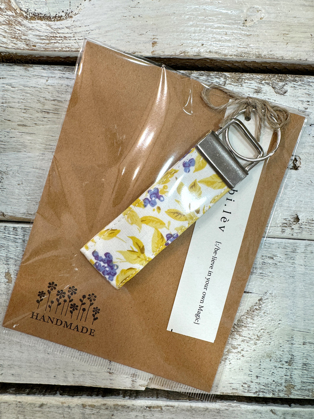 YELLOW LEAVES Key Fob