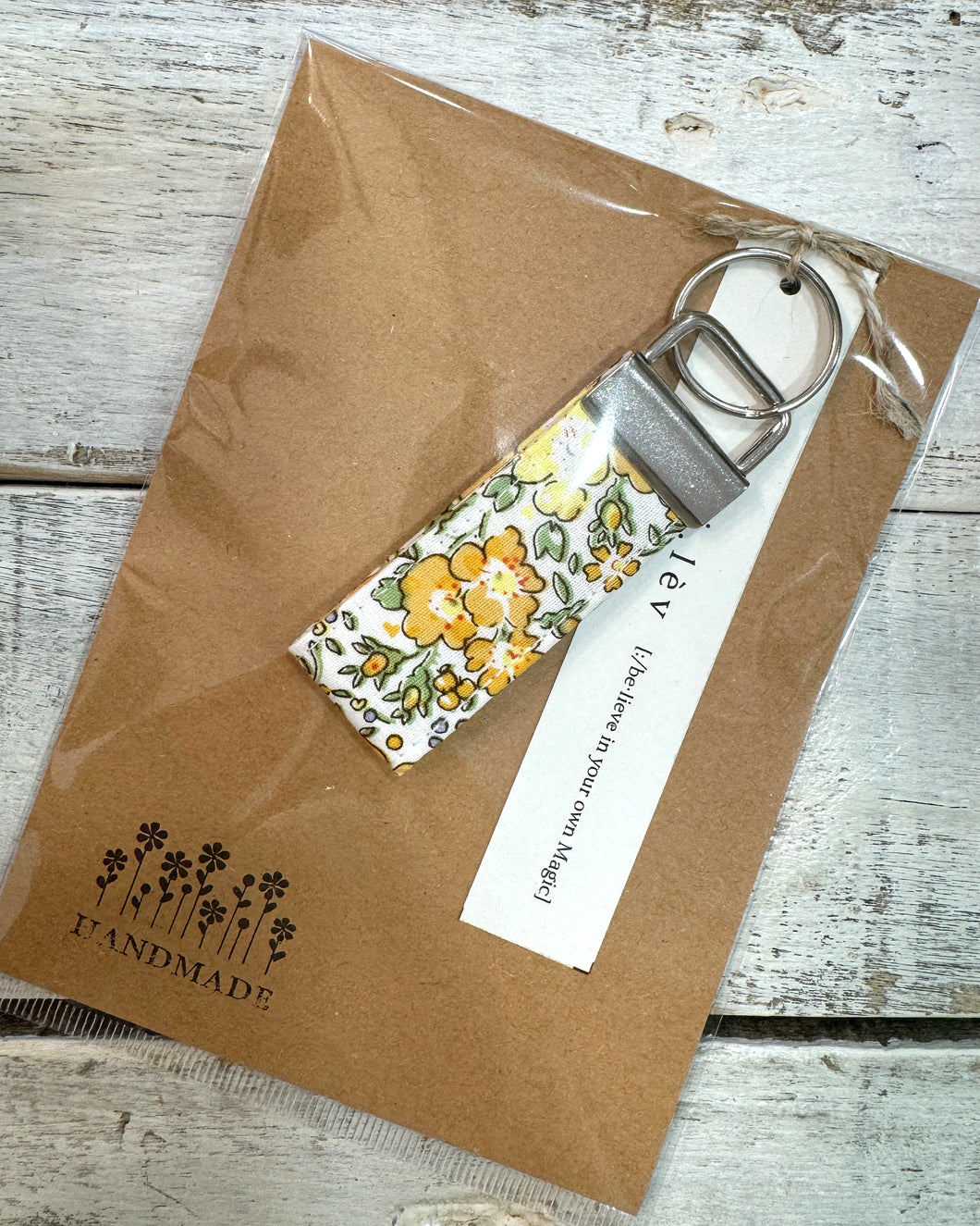 BLOOM YELLOW Key Fob