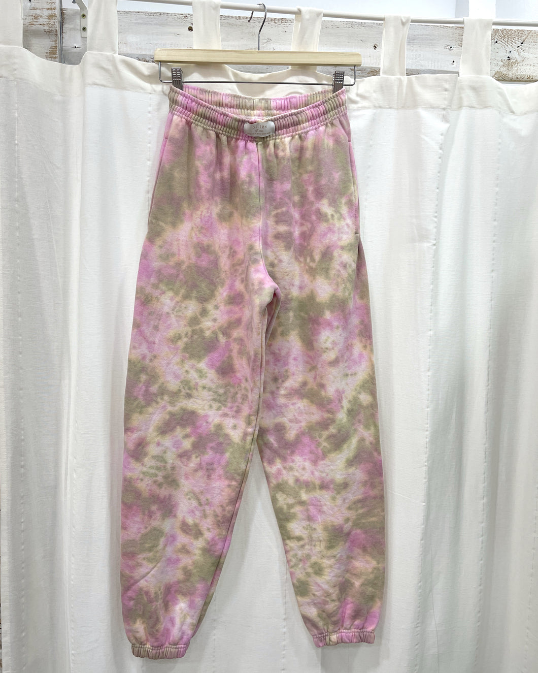 DUSTY & PINK tie-dye jogger pants