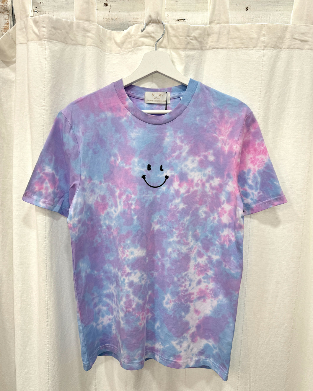 BL PINK N BLUE- Tie Dye Organic Cotton T-shirt