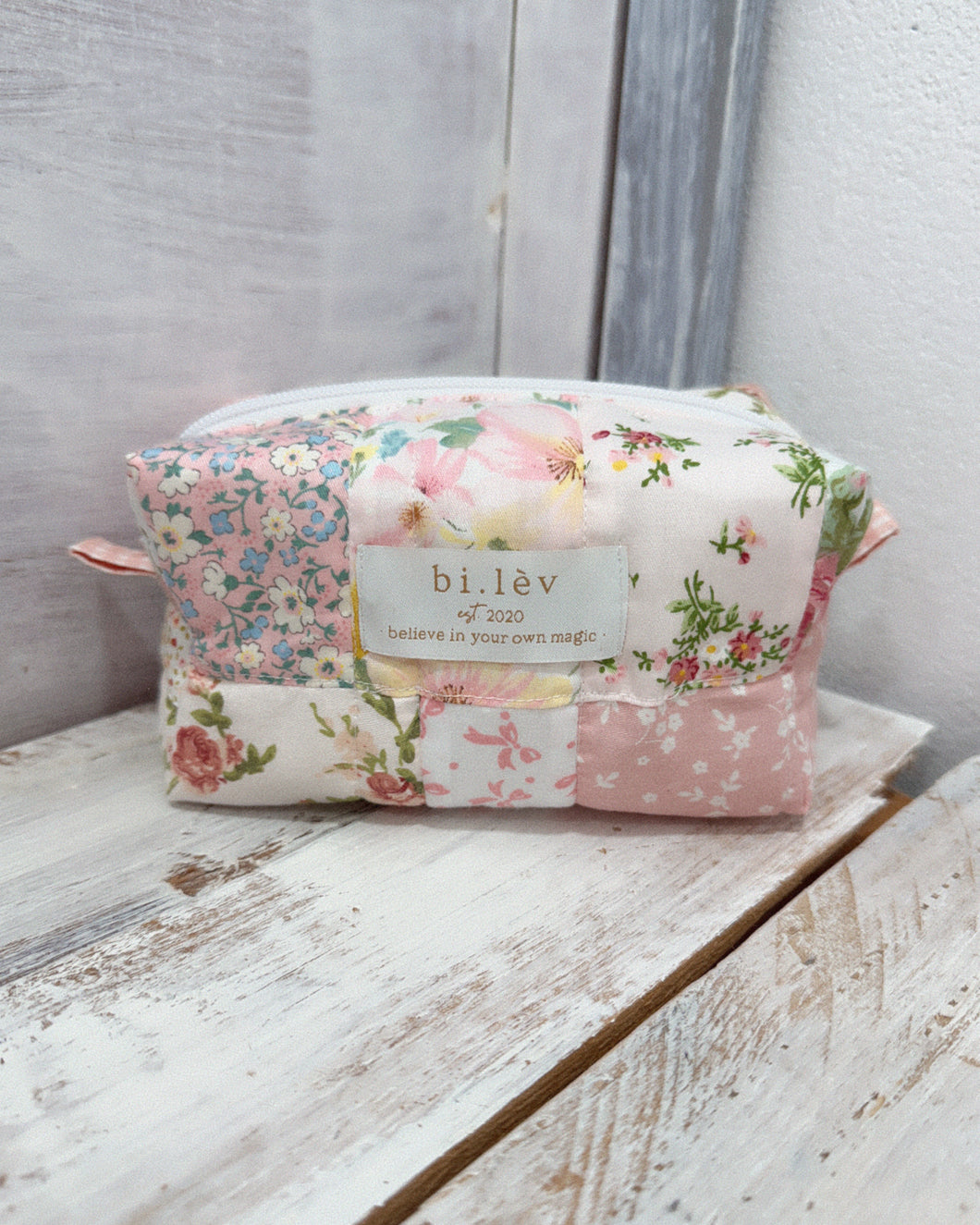 PETAL DAYDREAM padded handmade pouch