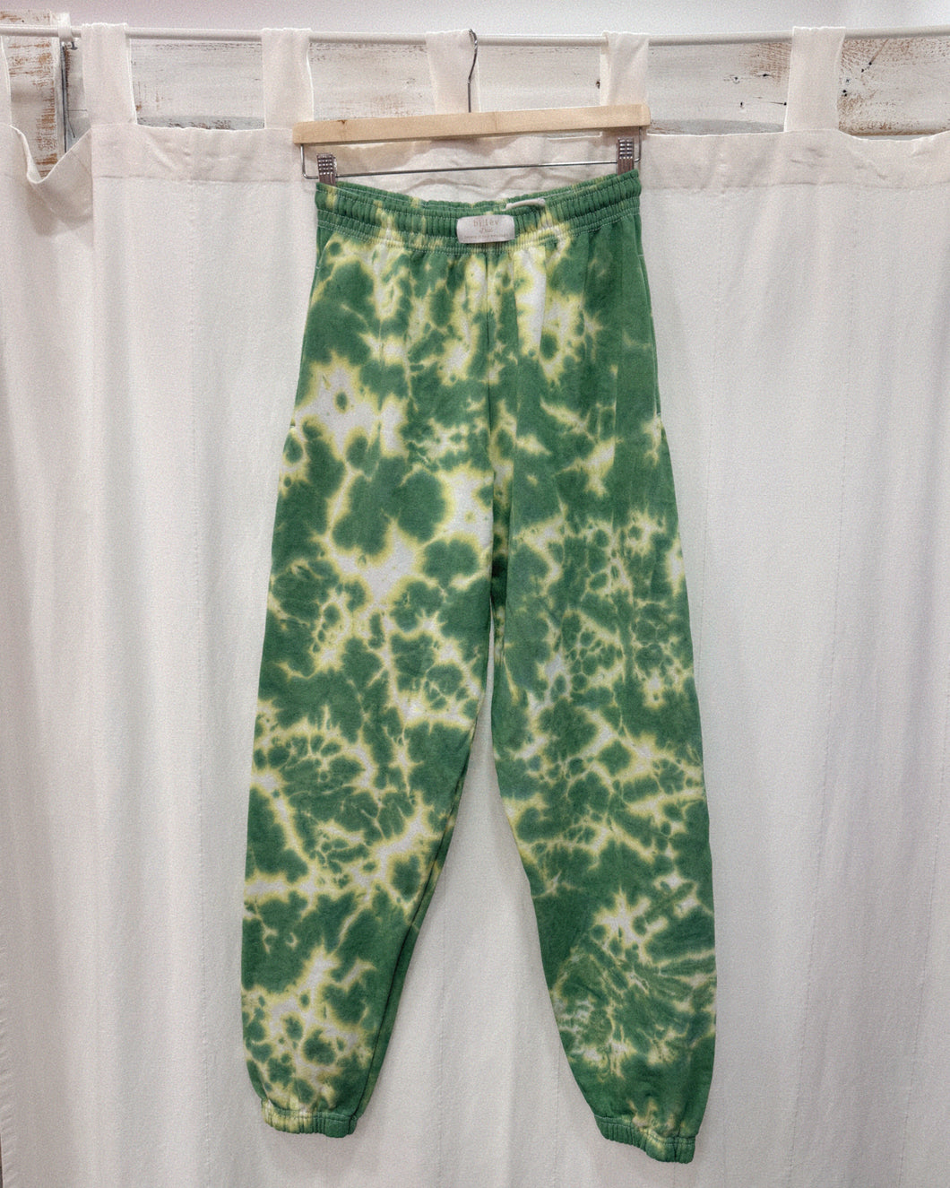LIME LEMON tie-dye jogger pants