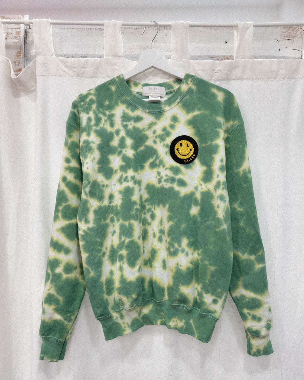 LIME LEMON tie-dye sweatshirt