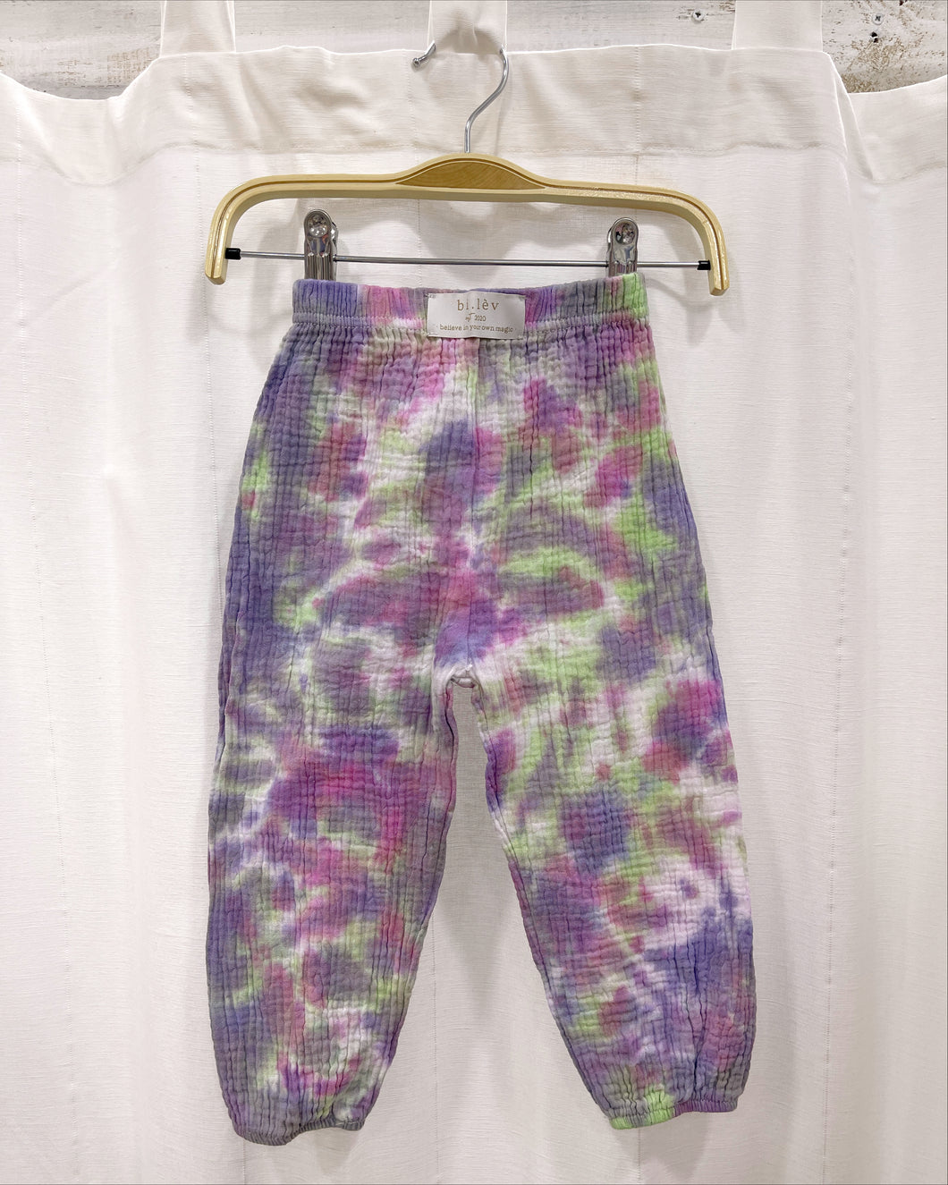 BABY & KIDS COTTON CANDY tie-dye pants