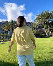 Load image into Gallery viewer, Mustard Jojoba Yellow basic organic cotton t-shirt for men and women
