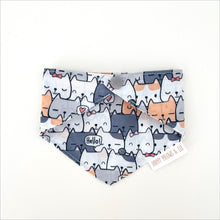 Load image into Gallery viewer, Cat print pet bandana. Handmade.
