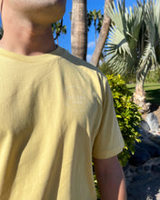 Load image into Gallery viewer, Mustard Jojoba Yellow basic organic cotton t-shirt for men and women
