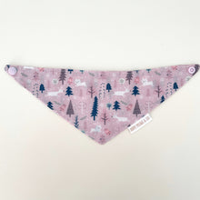 Load image into Gallery viewer, Rabbit in the woods pet bandana. Handmade. 
