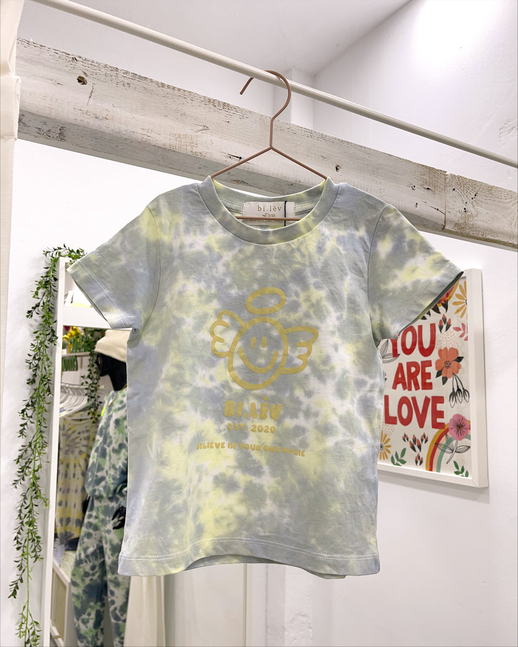 BABY & KIDS ANGEL MYSTIC LEMON - Tie Dye Organic Cotton T-shirt