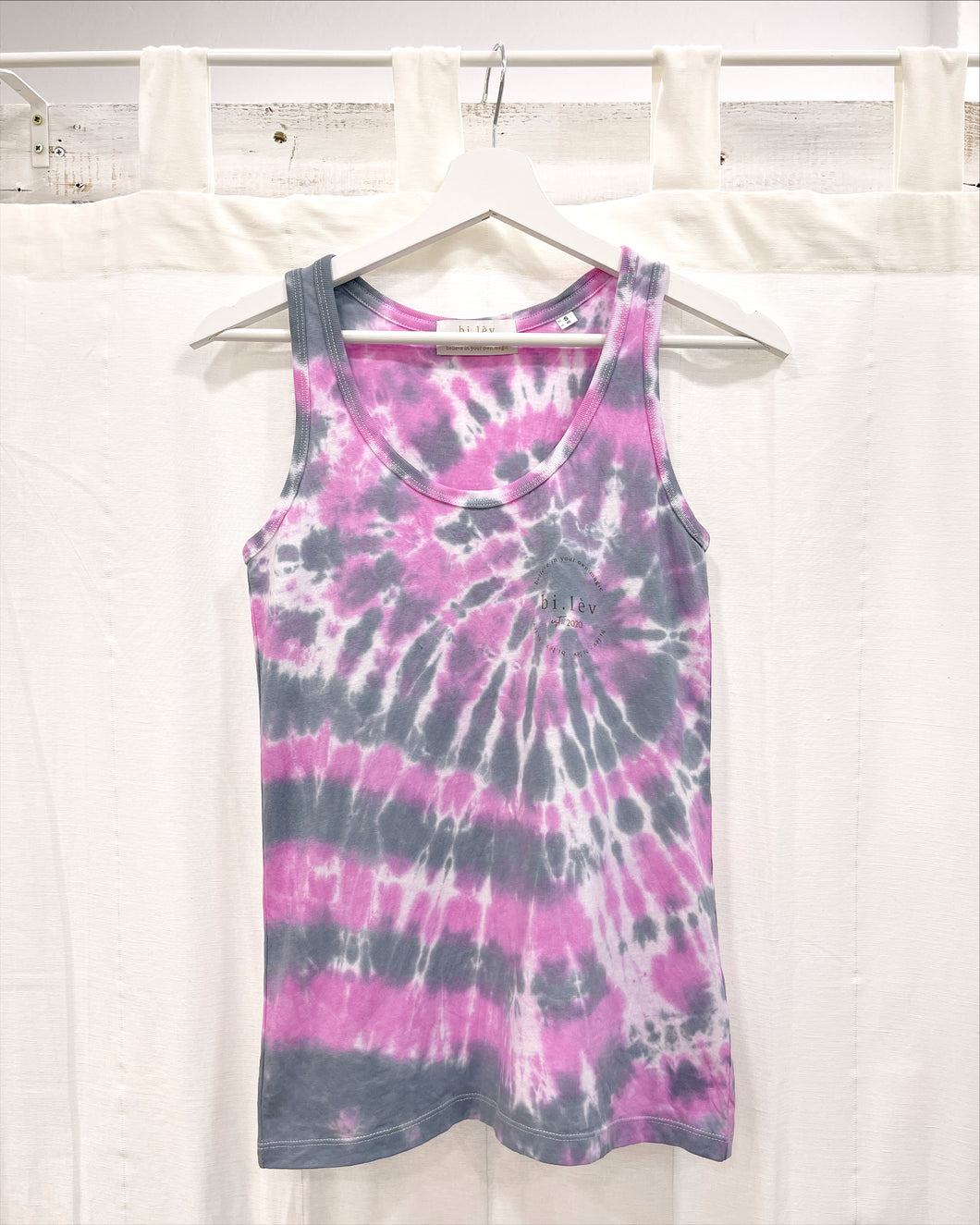 BLACK PINK - Sleeveless Organic Cotton Top