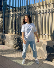 Load image into Gallery viewer, Lemon grey GOTS certified organic cotton tie dye t-shirt
