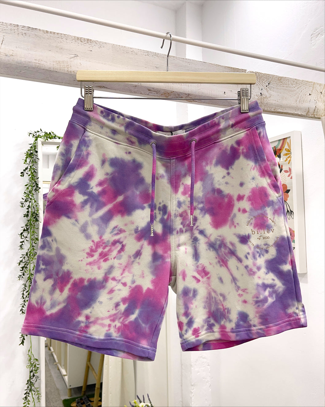 MINT PURPLE PINK - Jogger Shorts