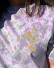 Load image into Gallery viewer, Pink green purple GOTS certified organic cotton tie dye t-shirt

